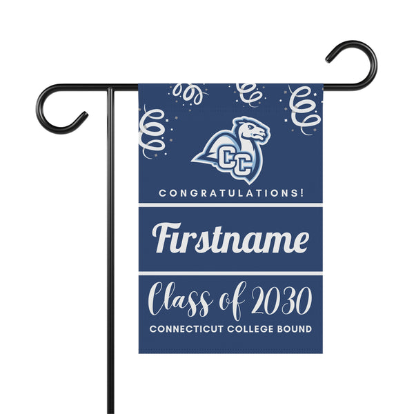 Personalized Connecticut College 2030 Yard Flag