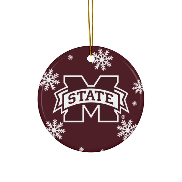 Mississippi State Ceramic Ornaments
