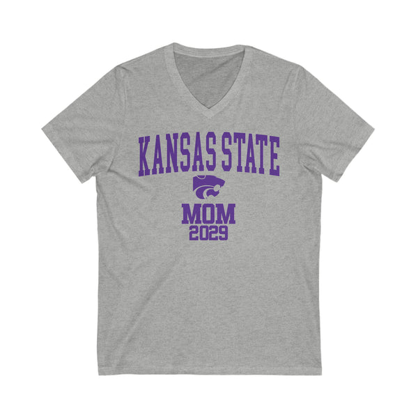 K-State 2029 MOM V-Neck Tee