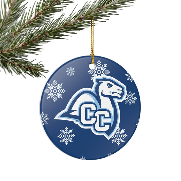 Connecticut College Ceramic Ornaments