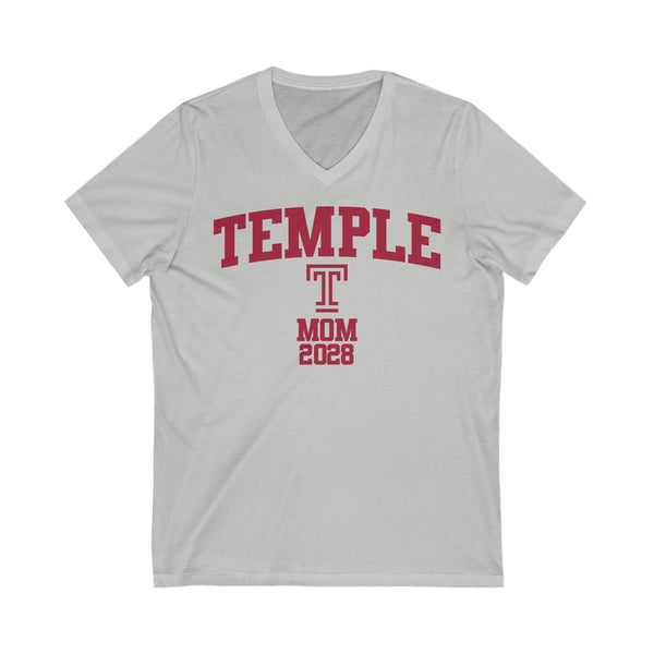 Temple Class of 2028 MOM V-Neck Tee