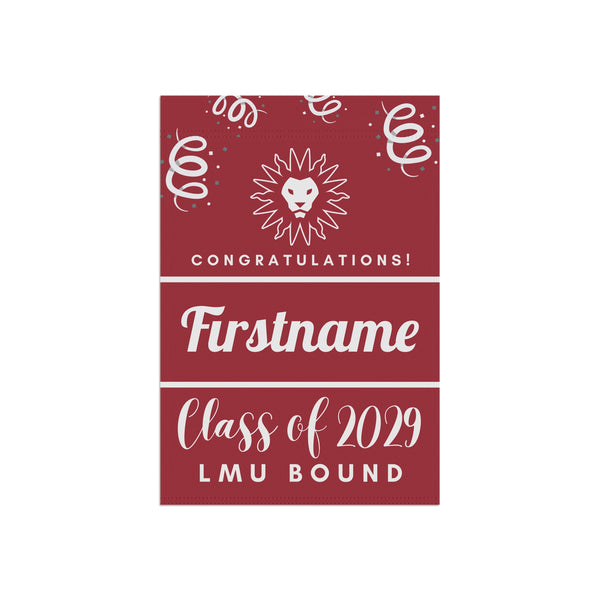 Personalized LMU 2029 Yard Flag