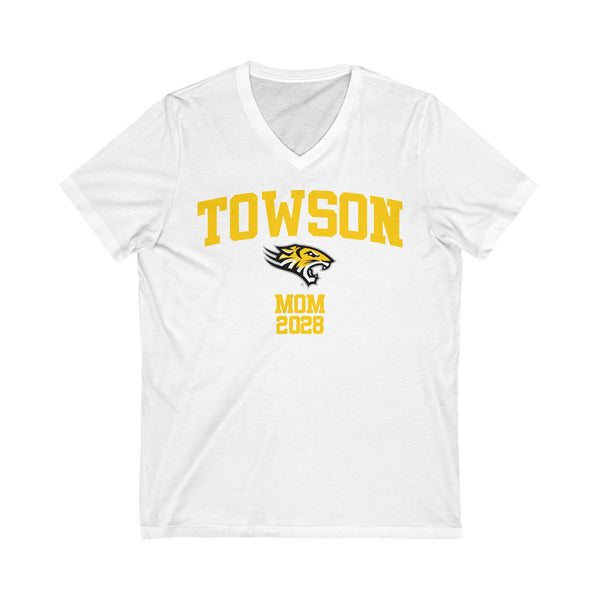 Towson Class of 2028 MOM V-Neck Tee