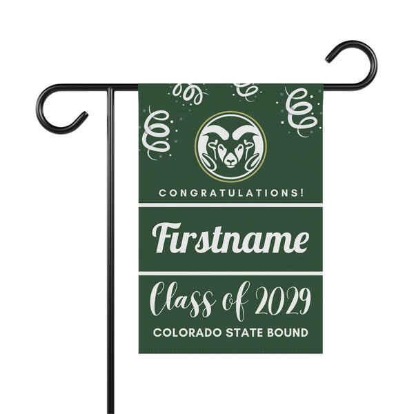Personalized Colorado State 2029 Yard Flag