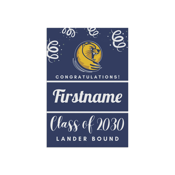 Personalized Lander 2030 Yard Flag