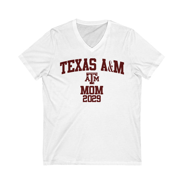 TAMU 2029 MOM V-Neck Tee