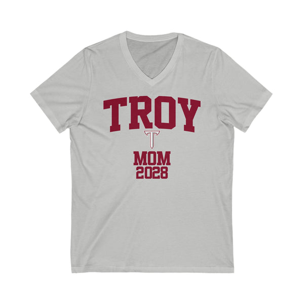 Troy Class of 2028 MOM V-Neck Tee
