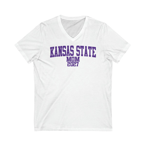 Kansas State Class of 2027 MOM V-Neck Tee