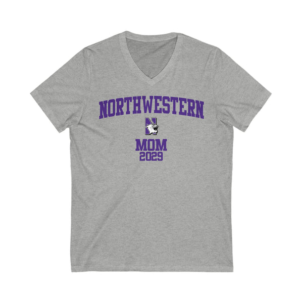 Northwestern 2029 MOM V-Neck Tee