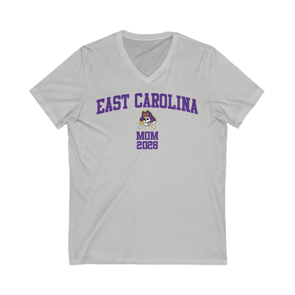 ECU Class of 2028 MOM V-Neck Tee