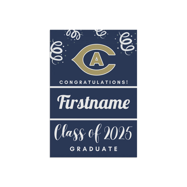 Personalized UC Davis 2025 Graduate Yard Flag