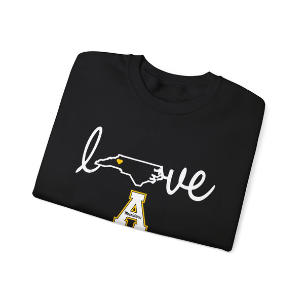 App State University Love Sweatshirt
