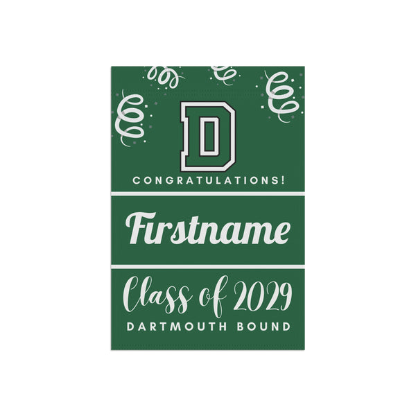 Personalized Dartmouth 2029 Yard Flag