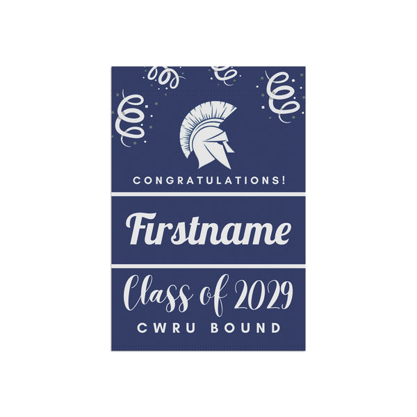 Personalized CWRU 2029 Yard Flag