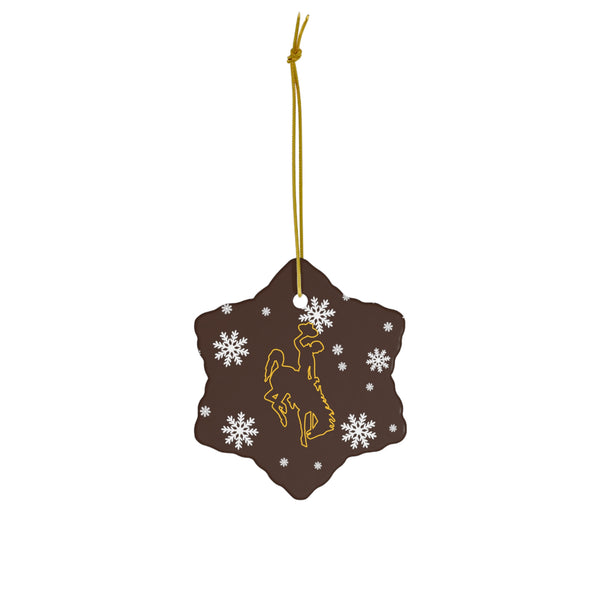 Wyoming Ceramic Ornaments