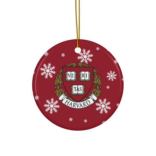 Harvard Ceramic Ornaments