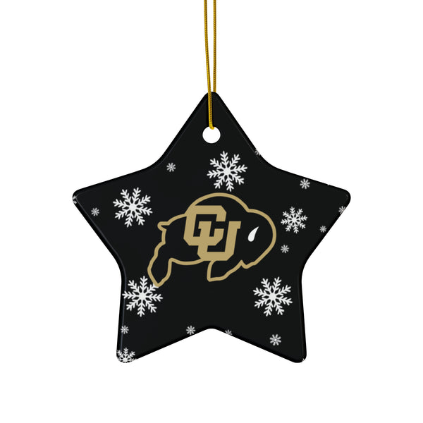 CU Boulder Ceramic Ornaments