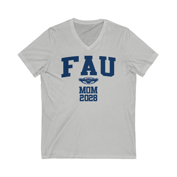 FAU Class of 2028 MOM V-Neck Tee
