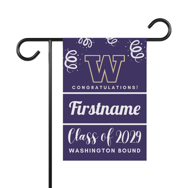 Personalized Washington 2029 Yard Flag