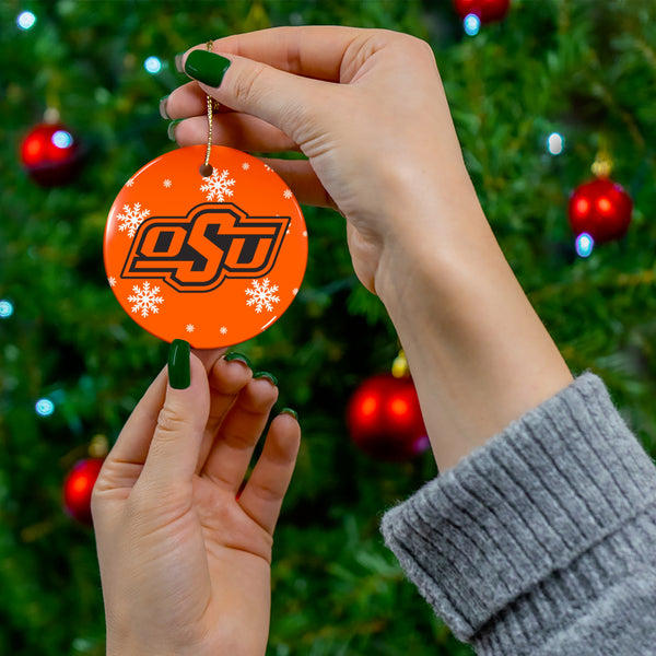 Oklahoma State Ceramic Ornaments
