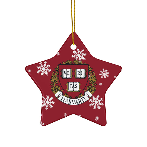 Harvard Ceramic Ornaments