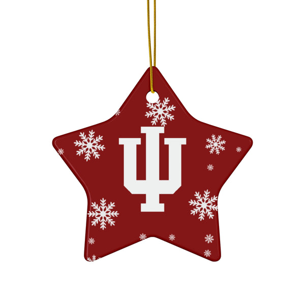 Indiana Christmas Ceramic Ornaments