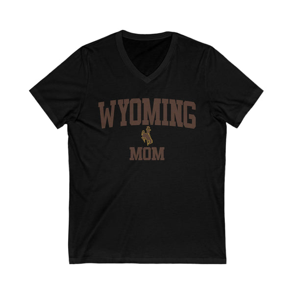Wyoming MOM V-Neck Tee