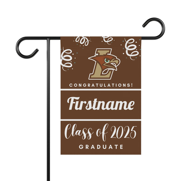 Personalized Lehigh 2025 Graduate Yard Flag