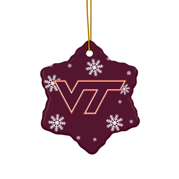 Virginia Tech Ceramic Ornaments
