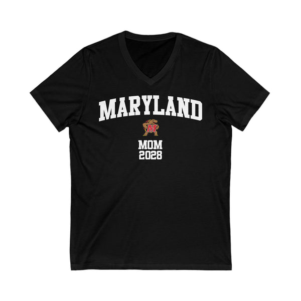 Maryland Class of 2028 MOM V-Neck Tee