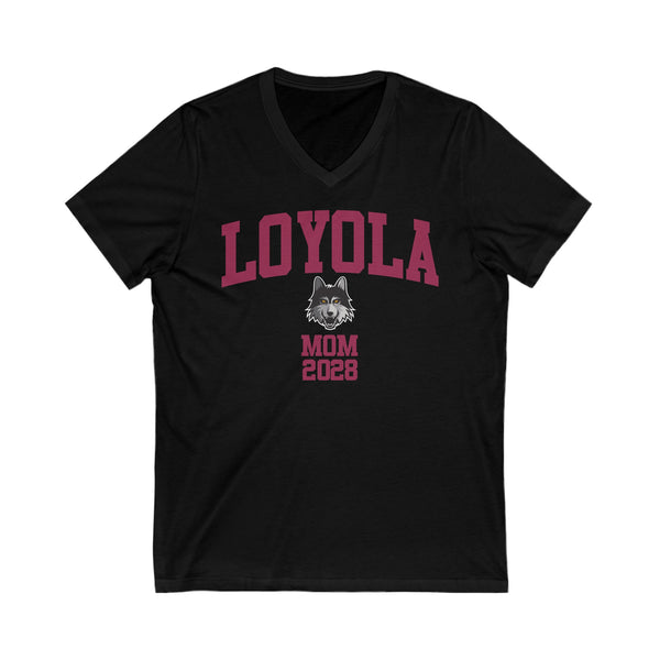 LUC Class of 2028 MOM V-Neck Tee