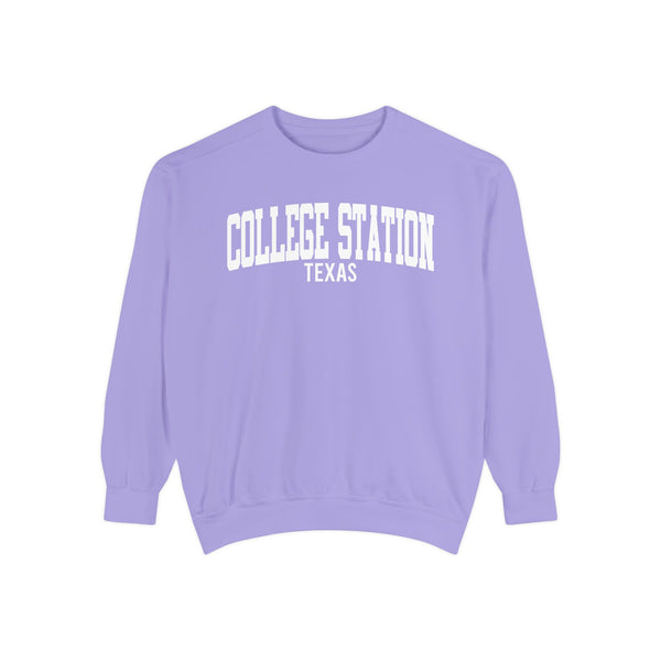 College Station Texas Comfort Colors Sweatshirt