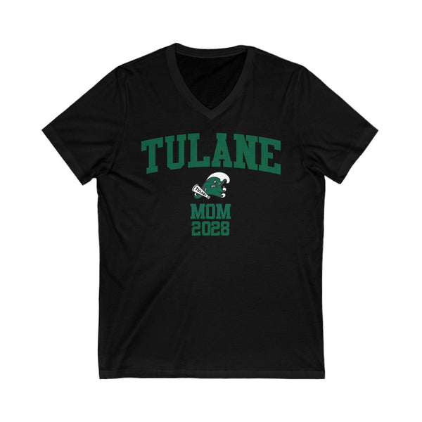 Tulane Class of 2028 MOM V-Neck Tee