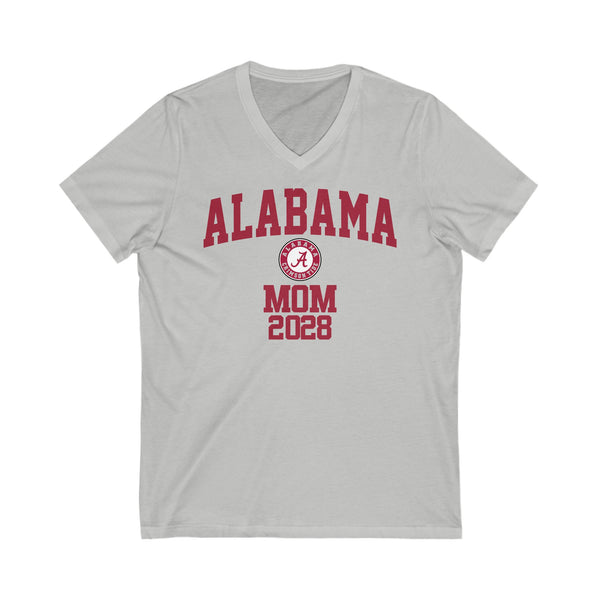 Alabama Class of 2028 MOM V-Neck Tee