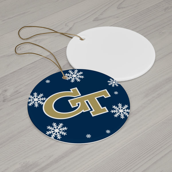 Georgia Tech Ceramic Ornaments
