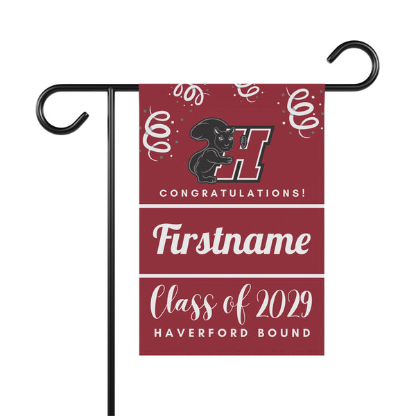Personalized Haverford 2029 Yard Flag