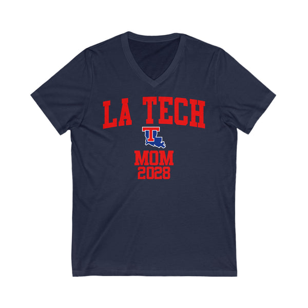 LA Tech Class of 2028 V-Neck Tee