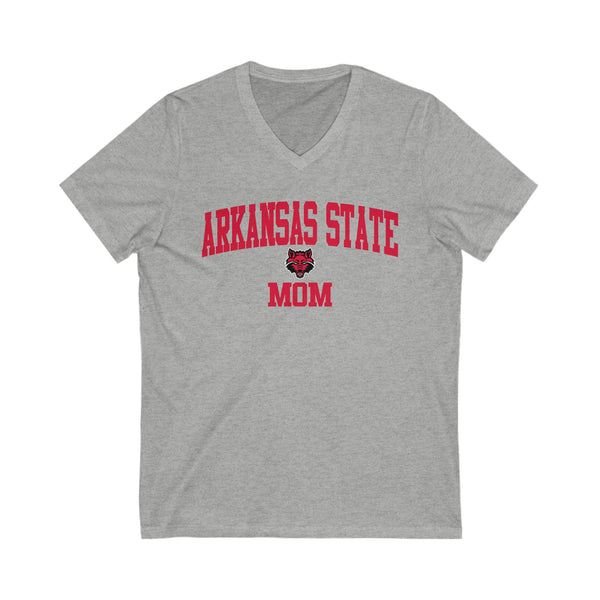 A-State MOM V-Neck Tee