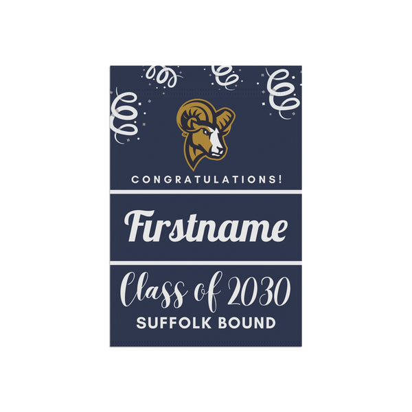 Personalized Suffolk 2030 Yard Flag