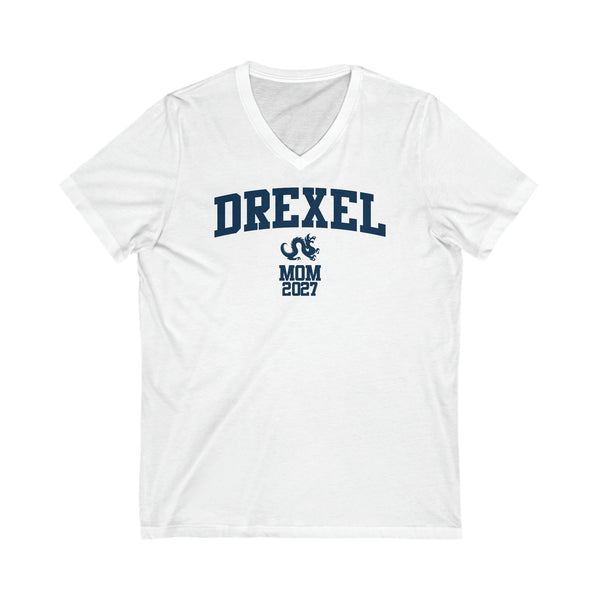Drexel Class of 2027 MOM V-Neck Tee