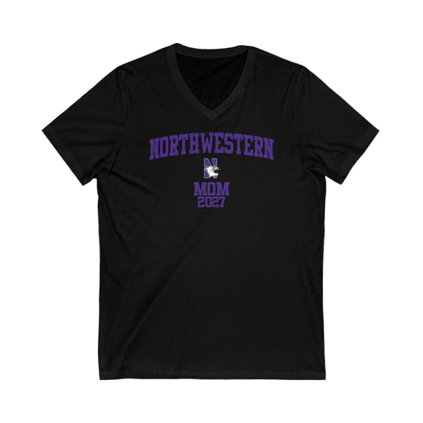 Northwestern Class of 2027 MOM V-Neck Tee