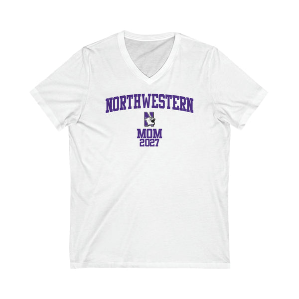 Northwestern Class of 2027 MOM V-Neck Tee