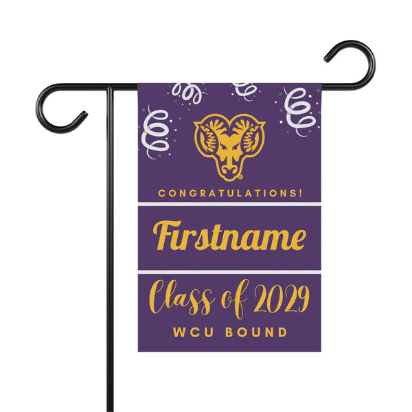 Personalized WCU 2029 Yard Flag