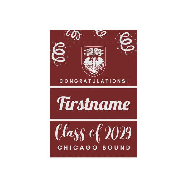 Personalized UChicago 2029 Yard Flag