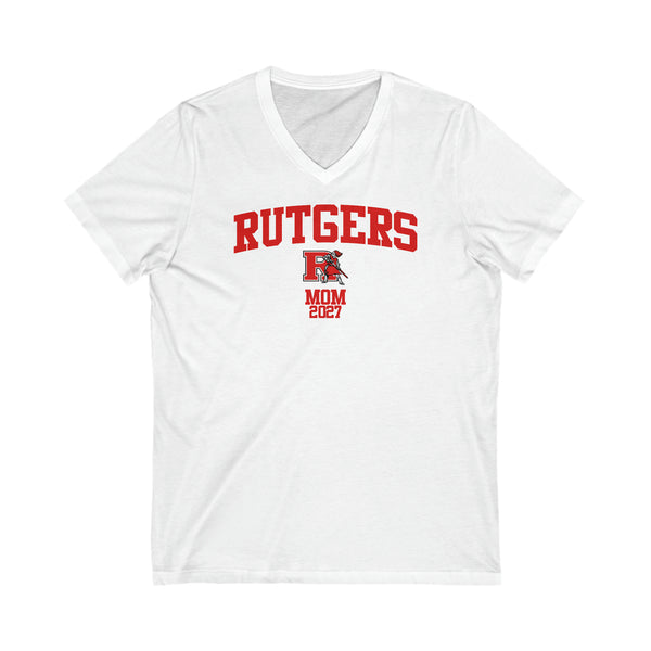Rutgers Class of 2027 MOM V-Neck Tee