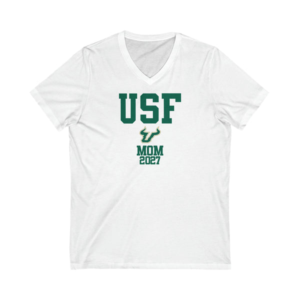 USF Class of 2027 MOM V-Neck Tee