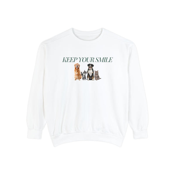 Keep Your Smile Comfort Colors Sweatshirt