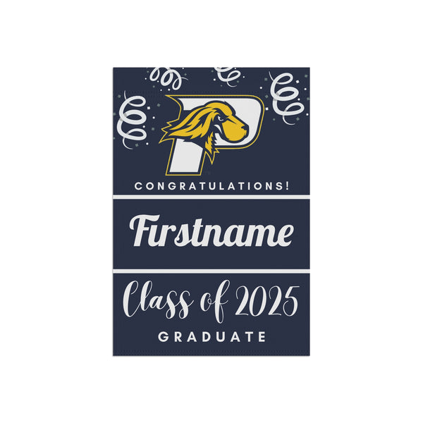 Personalized Pace 2025 Graduate Yard Flag