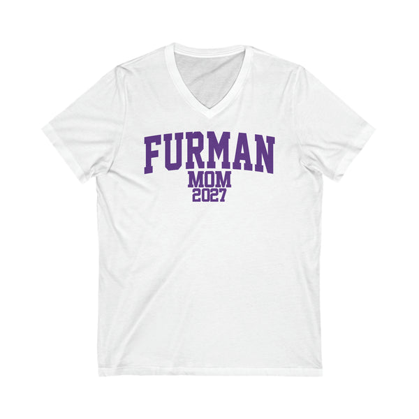 Furman Class of 2027 MOM V-Neck Tee