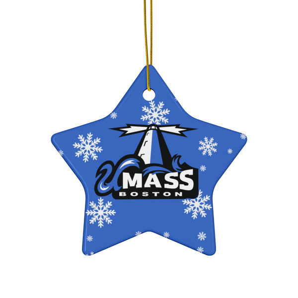 UMass Boston Ceramic Ornaments